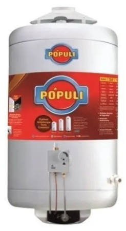 Termotanque Ecotermo Populi 45l Gas Natural Carga Superior