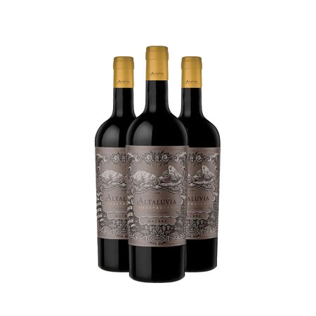 Vino Tinto Altaluvia Malbec Caja x 3