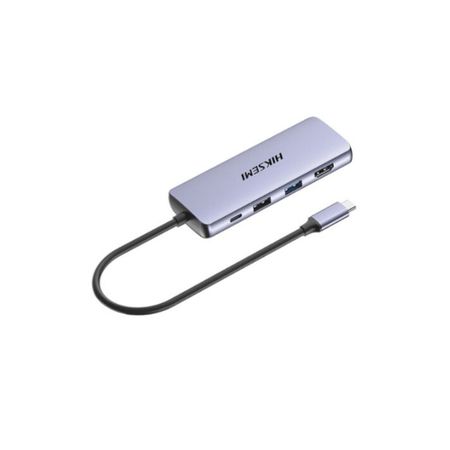 Hub Hiksemi DS8 USB-C a USBx4 HDMIx1