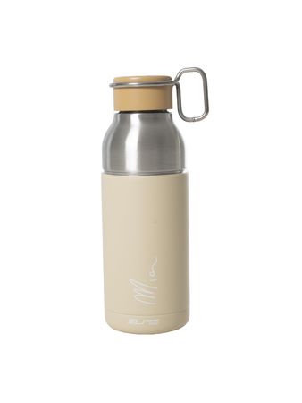 Caramañola Elite Mia Inox Unisex Ciclismo Beige