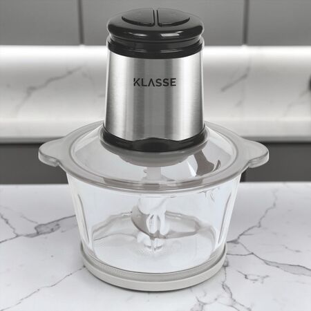 Picador Eléctrico de Alimentos Klasse 300 W Bowl de Vidrio 1,8 L (KS4100)