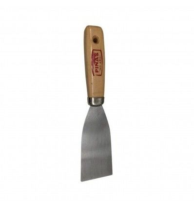 Espatula pintor profesional N°3 de 8cm cabo madera Pinas