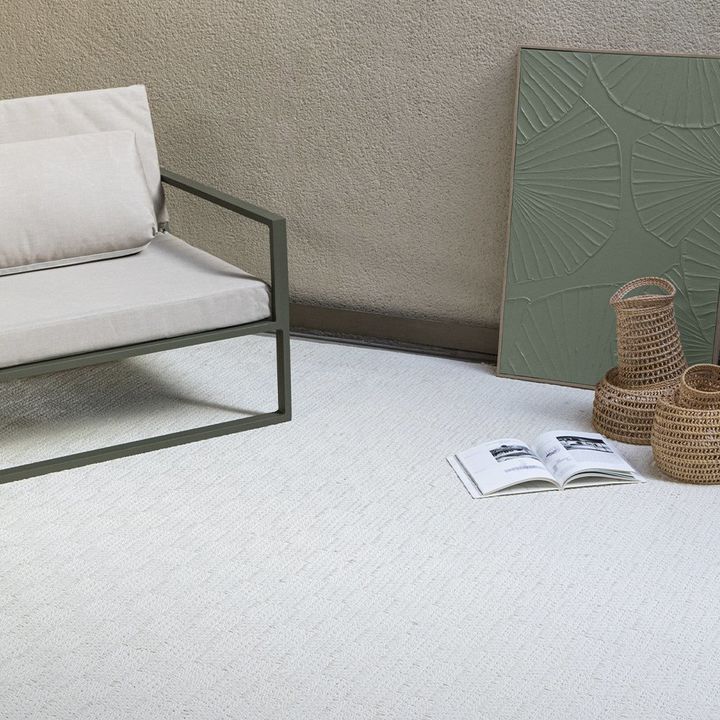 Alfombra simil Yute Off White - 250x350 cm - Vista 5
