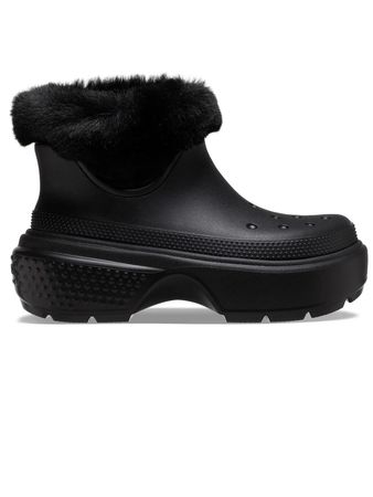 Botas Crocs Stomp Lined Unisex Moda Negro