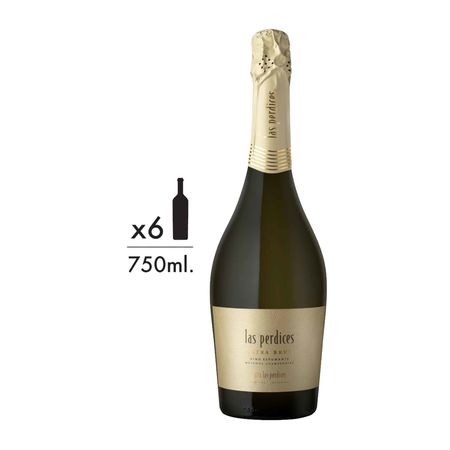 Espumante Las Perdices Champenoise Corto Extra Brut Caja x 6