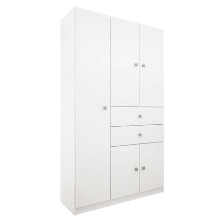 MULTIFUNCION ECO ORLANDI BL 715 PREMIUM - BLANCA, 5 PUERTAS, 2 CAJONES, 4 ESTANTES