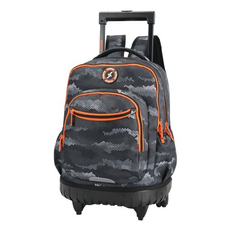 Mochila Carro Kossok Nash 17 Reforzada Acolchonada Garantia Negro/naranja/camuflado Liso