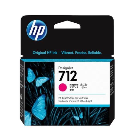 HP 712 29ML MAGENTA INK CARTRIDGE DESIGNJET (3ED68A)