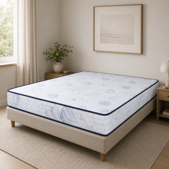Colchon en Caja Maxiking Box 2 plazas y media 140x190x22cm Espuma de Alta Densidad - Vista 4