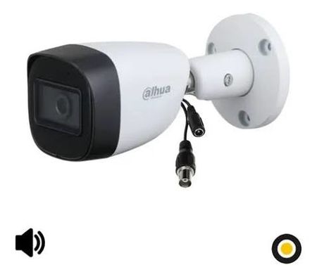 Cámara Bullet Dahua 2mpx Disuasión Activa Speaker IR 30mts