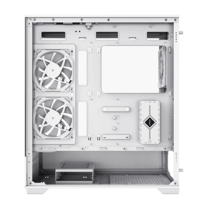 Gabinete Gamemax Vista aw 6Fan ARGB E-ATX Blanco - Vista 10