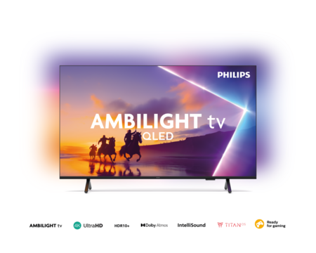 Smart TV QLED 4K Philips 65" con Ambilight