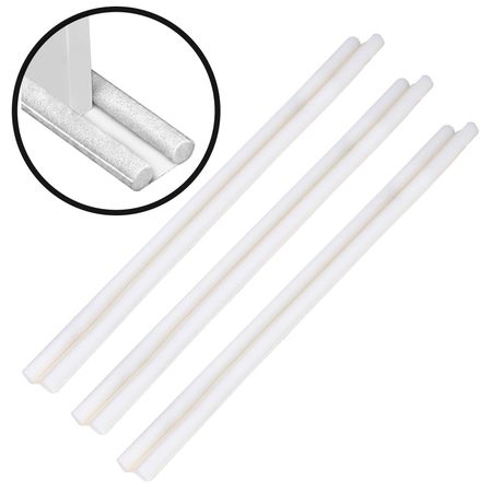 Kit X3 Zócalo Burlete Blanco Gadnic Doble Bajo Puerta