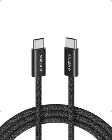 Cable Anker Usb-c A Usb-c 1m 240w Black Trenzado Negro