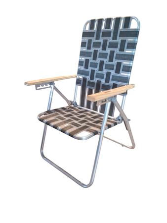 Reposera Sillon Plegable Descansar 5 Posiciones Aluminio 80001