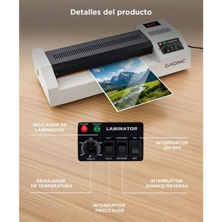 Plastificadora Gadnic PLA3 A3/OF/A4