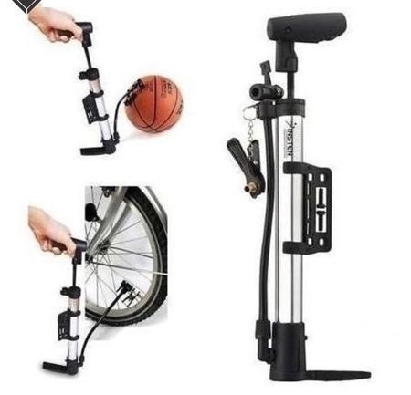 Inflador aluminio para bicicletas y pelotas