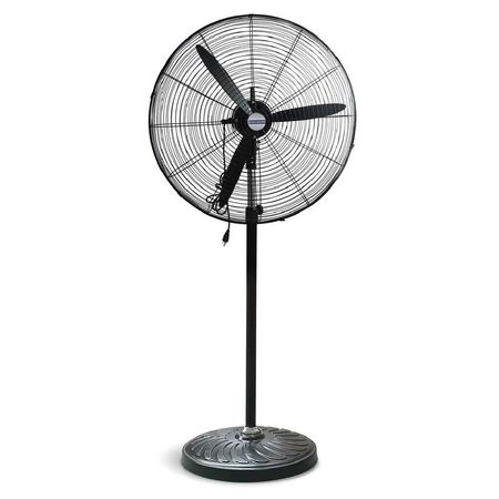 VENTILADOR DE PIE INDUSTRIAL KEN BROWN KB-6000 26 PULGADAS 200W ASPAS AVION NEGRO