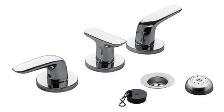 Griferia Fv Epuyen Juego Bidet C/transf. 0295/l2 Cr 