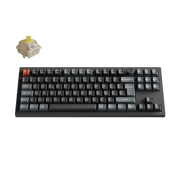Teclado Mecánico Keychron V3 Ultra Switch Silk POM Banana - Vista 2