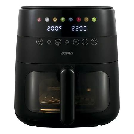 FREIDORA ATMA FR246ABP DE AIRE 6L PANEL DIGITAL NEGRA
