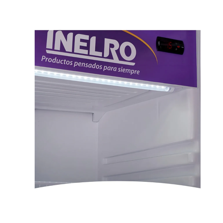 Exhibidora vertical Inelro 310lts. Controlador electrónico. Condensación estática