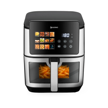 FREIDORA DE AIRE SUONO HOG0335NEG DIGITAL XL PANTALLA A COLOR 9LT