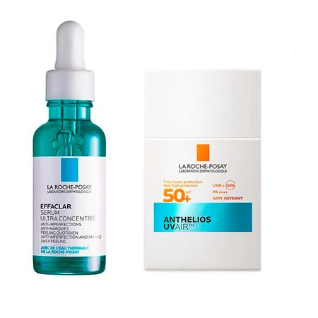 Anthelios UV Air Fps50 La Roche Posay + Effaclar Serum Combo