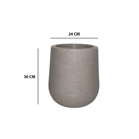 Maceta Rustica Conica Tipo Gota 24x30 - Bosco