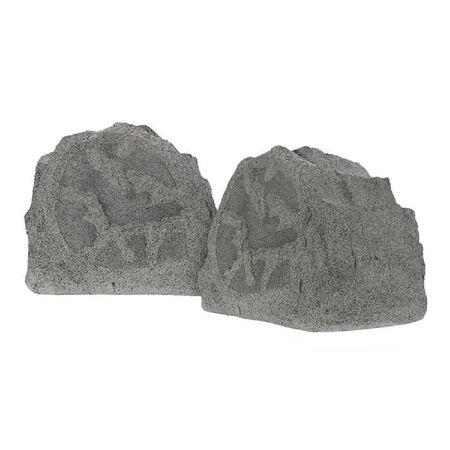 Parlantes exterior tipo roca Sonance RK63 6.5'' Jardín Patio Par Granite