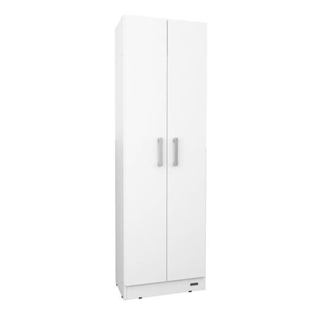 ESCOBERO MOSCONI MUEBLE ORGANIZADOR DE LIMPIEZA 180 CM 2 PUERTAS 10162 COLOR BLANCO