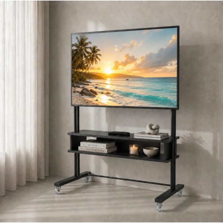 Rack TV Movil DS Home Total Negro - Vista 2