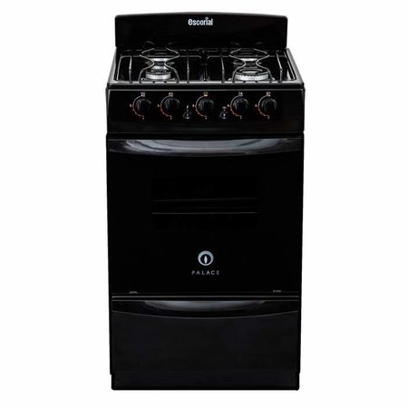 Cocina Escorial PALACE CRISTAL BLACK Gas Envasado Luz Encendido