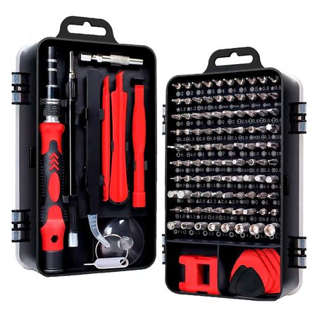 Set Kit Herramientas Precision Celu PC Alpina 115 Piezas