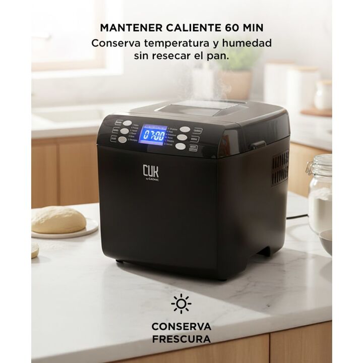 Maquina de Pan Gadnic Programable hasta 1Kg - Blanco - Vista 4