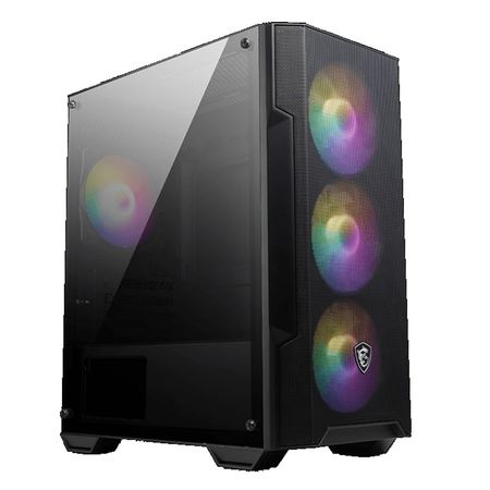 Gabinete MSI MAG FORGE M100A Acrilico mATX Fan Front RGB x3 | Back RGB x1