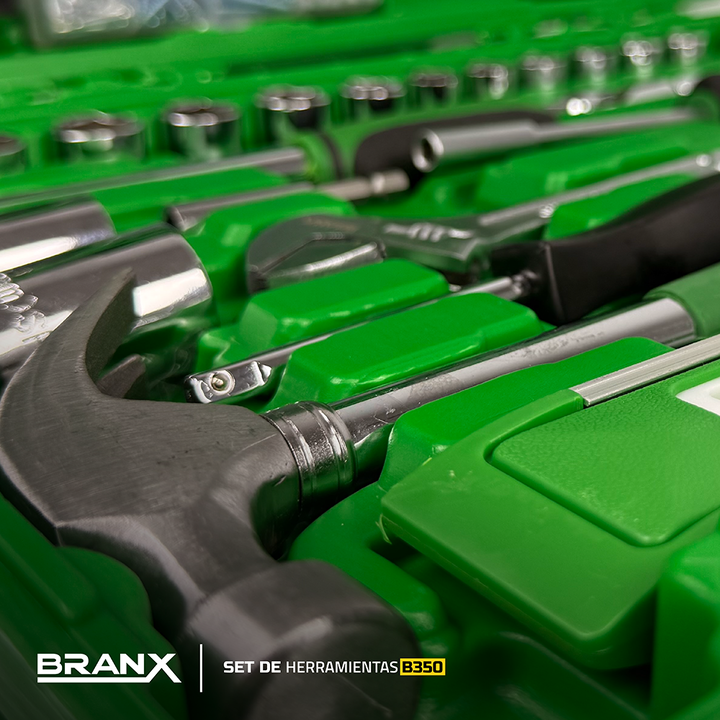 Set De Herramientas Tubos 234 Piezas Branx Crv Maletin - Vista 7