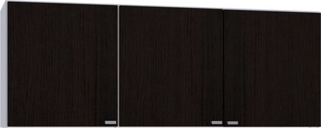 Alacena Muebles Orlandi 120Cm 4036 3 Puertas Blanco-Wengue
