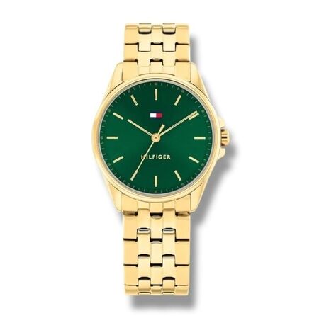 Reloj Tommy Hilfiger TODO DORADO FONDO VERDE (RTH0802) - (TH1782799)