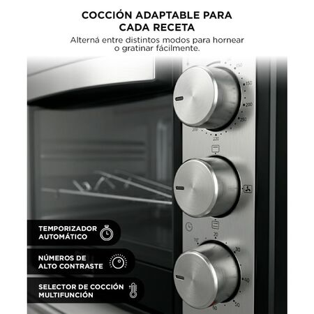 Horno Eléctrico Cuk by Gadnic 25L 1600W Multifunción