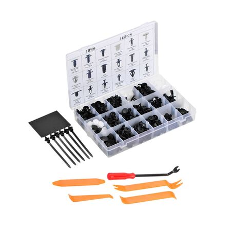Kit de 415 Piezas Gadnic Clips Retención Extracción de Sujetadores Para Auto