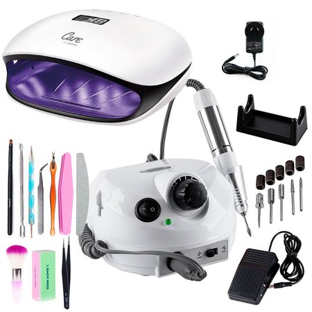 Cabina Para Uñas + Torno Para Uñas Gadnic