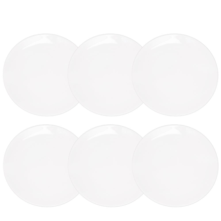 Unni White - Set X6 Platos Playos 26 Cm - Oxford