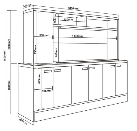 Modular Tv Delos 858 DL858 Luton Roble Natural