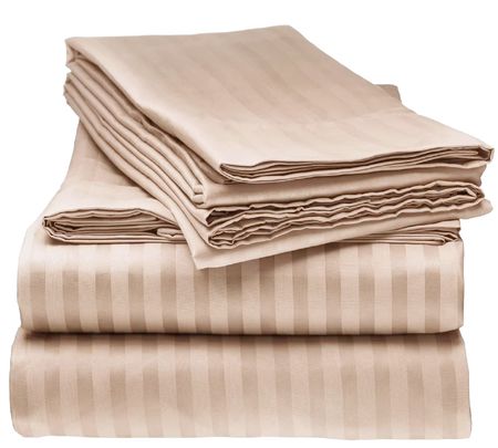 Sabanas premium Dobby King Cama 2.00x2.00 extra suave Beige