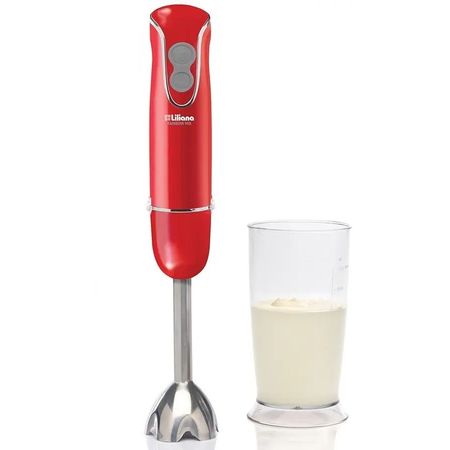 Procesadora Manual Mixer Liliana Ah102r Rojo Rainbow Mix