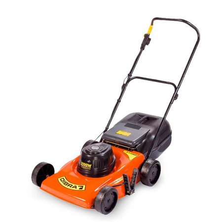 Cortadora de césped con Recolector 2100w Dibra