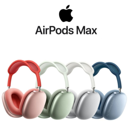 Auriculares Vincha Airpods Max con estuche de cuero