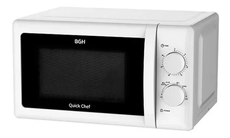 HORNO MICROONDAS BGH 20 LTS B120DB20  DIG. BLANCO