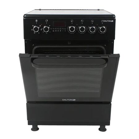 Cocina Electrica Vitroceramica Negra 60x60cm 4 Placas Dalton